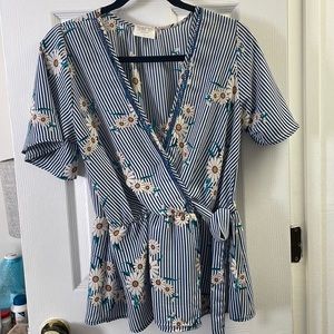 Wrap blouse